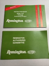 Remington Model 11-87 12 Gauge Shotgun Instruction Book And Gunsmith List Remington Model 11-87 12 Gauge Shotgun Instruction Book And Gunsmith List