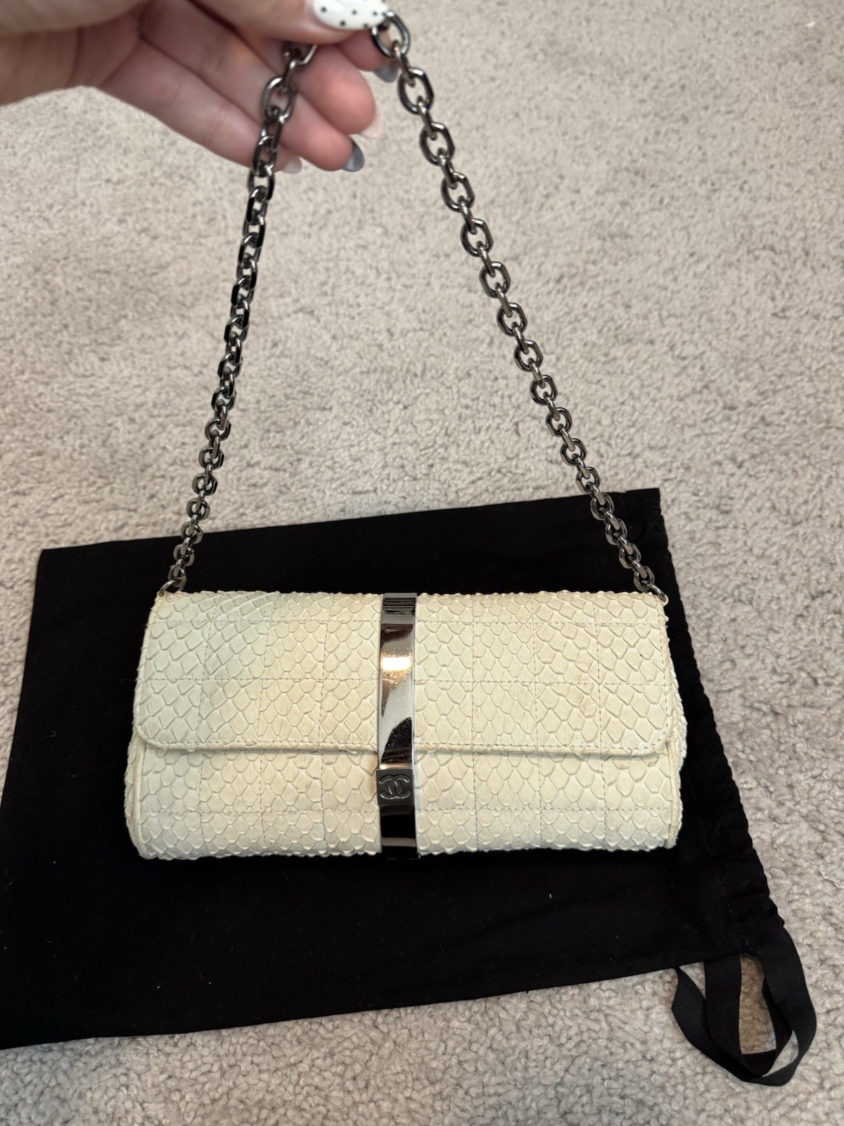 Chanel Exotic Python Shoulder Bag! - image 1