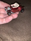 1968 Hot Wheels Redline Hot Heap Car Red White Interior Made In United States