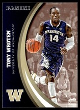 2016 Panini University of Washington Tony Wroten  Washington Huskies #34