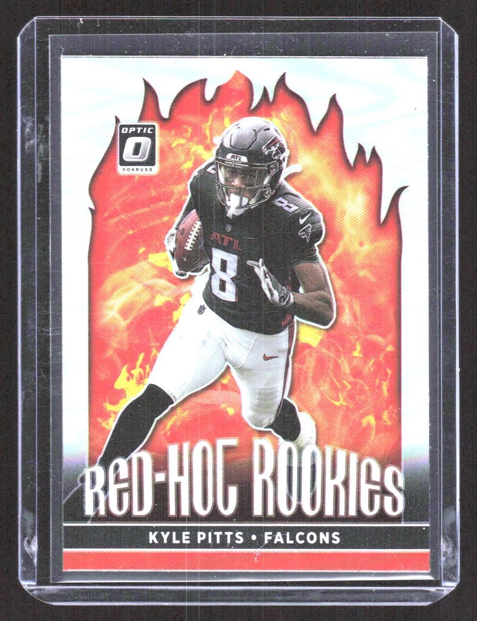 2021 Donruss Optic Kyle Pitts #RHR-6 RC Red-Hot Rookies Silver Prizm Falcons