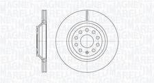 2x MAGNETI MARELLI Bremsscheibe 361302040735 309,9mm für VW GOLF 7 5G1 BQ1 BE1 8