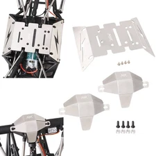 For Axial 1/8 AXP8 Gilamon Stainless Steel Chassis Armor Skid Plate Axle Guard