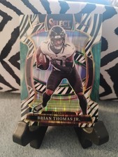 2025 Panini Select - Concourse Brian Thomas Jr. #30 Zebra Prizm