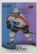 2021-22 Upper Deck Allure Rainbow Blue Purple 131/199 Joel Farabee #R-65 bg9