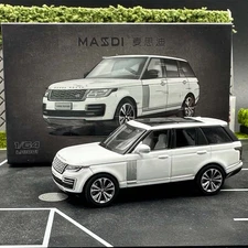 Masdi 1:64 2020 White Range Rover SUV ORV Sports Model Diecast Metal Car