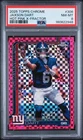 2025 TOPPS CHROME HOT PINK X-FRACTOR #306 JAXSON DART ROOKIE RC PSA 8