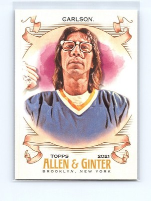 2021 Topps Allen and Ginter #239 Steve Carlson Hanson Brothers Slap Shot