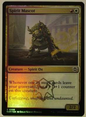 Spirit Mascot Foil SOS 230 MTG Graveyard Counter Synergy