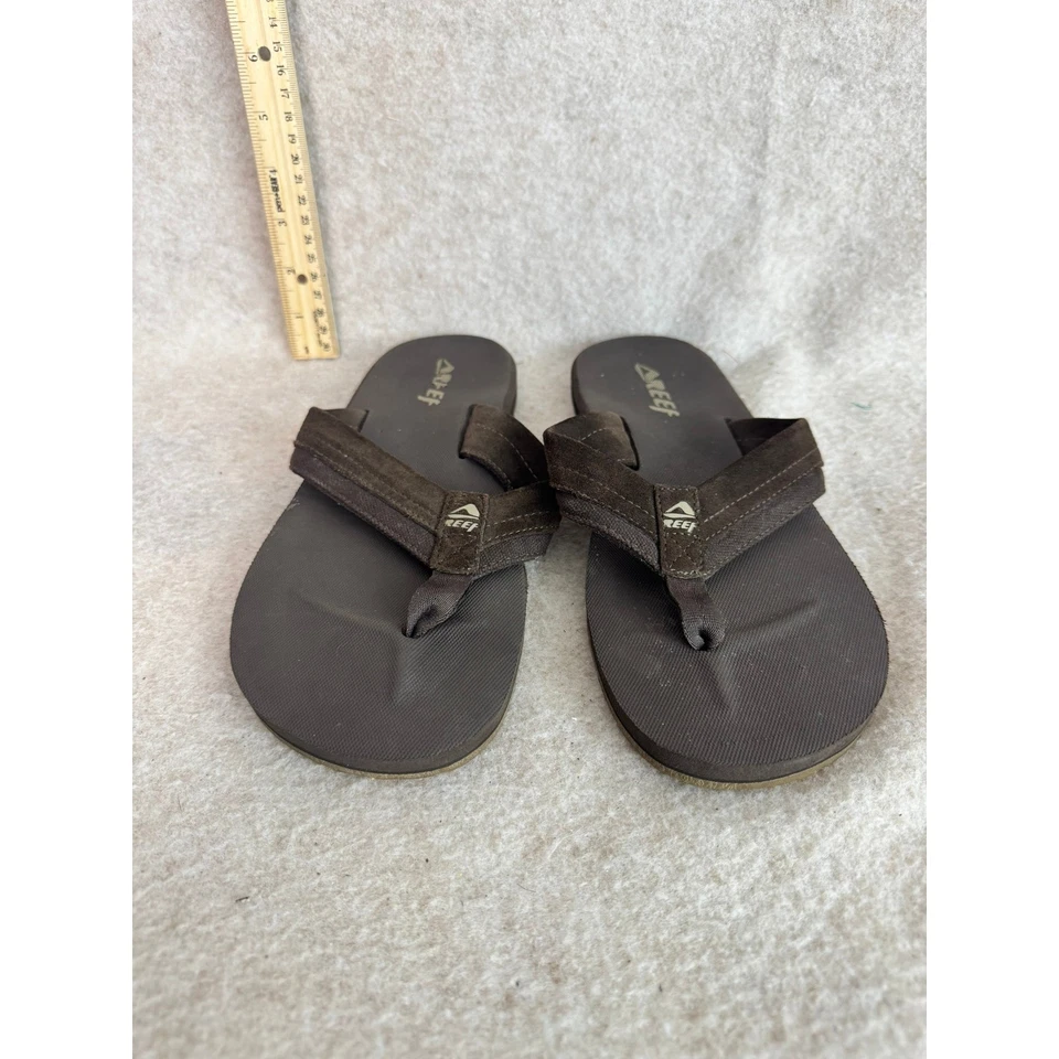 Reef Men's Brown Flip Flop Sandals Comfortable Beach Footwear Size 7 - Image 2 of 4