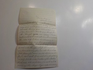 Antique Letter 1884 Turner Oregon Signed Correspondence Paper VTG History