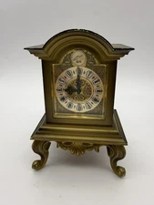 Vintage Swiss Alarm Clock Music Box “Lara’s Theme” FOR PARTS/Repair