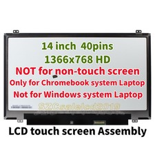 LCD Display Touch Screen Assembly HD 14" For HP Chromebook 14-CA021NR 14-CA061DX