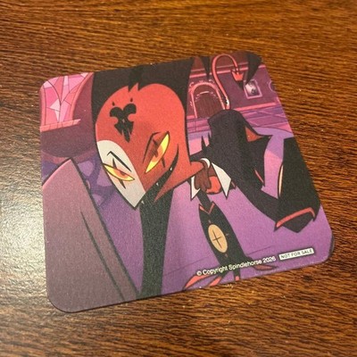 Helluva Boss Hazbin Hotel Smile Base Cafe Collaboration Coaster Brutz 14+