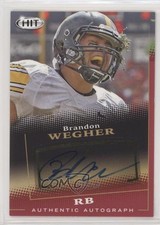 2015 Sage Hit Auto Red Brandon Wegher #A23 Auto 2u3