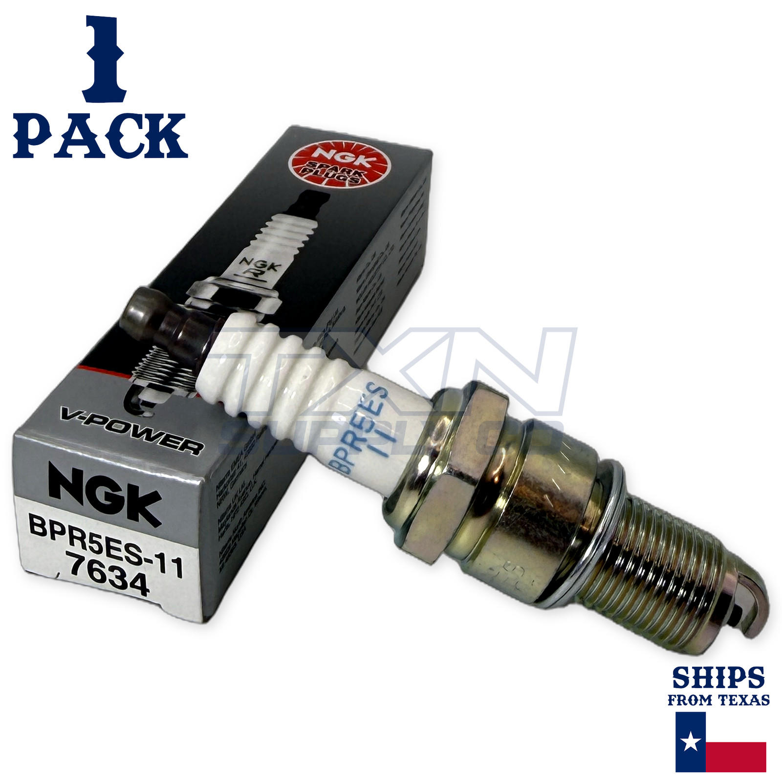 NGK 7634 BPR5ES-11 Spark Plugs 1 Pack