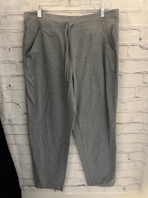 Athletic Works Gray Sweat Pants Athleisure STRETCH EUC Women's Size L (12/14)