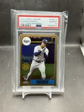 2022 TOPPS CHROME 1987 TOPPS BASEBALL #87BC13 WANDER FRANCO PSA 10