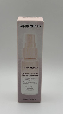 NEW NIB LAURA MERCIER Translucent Pure Setting Spray 16HR Travel Size 30ml/1oz