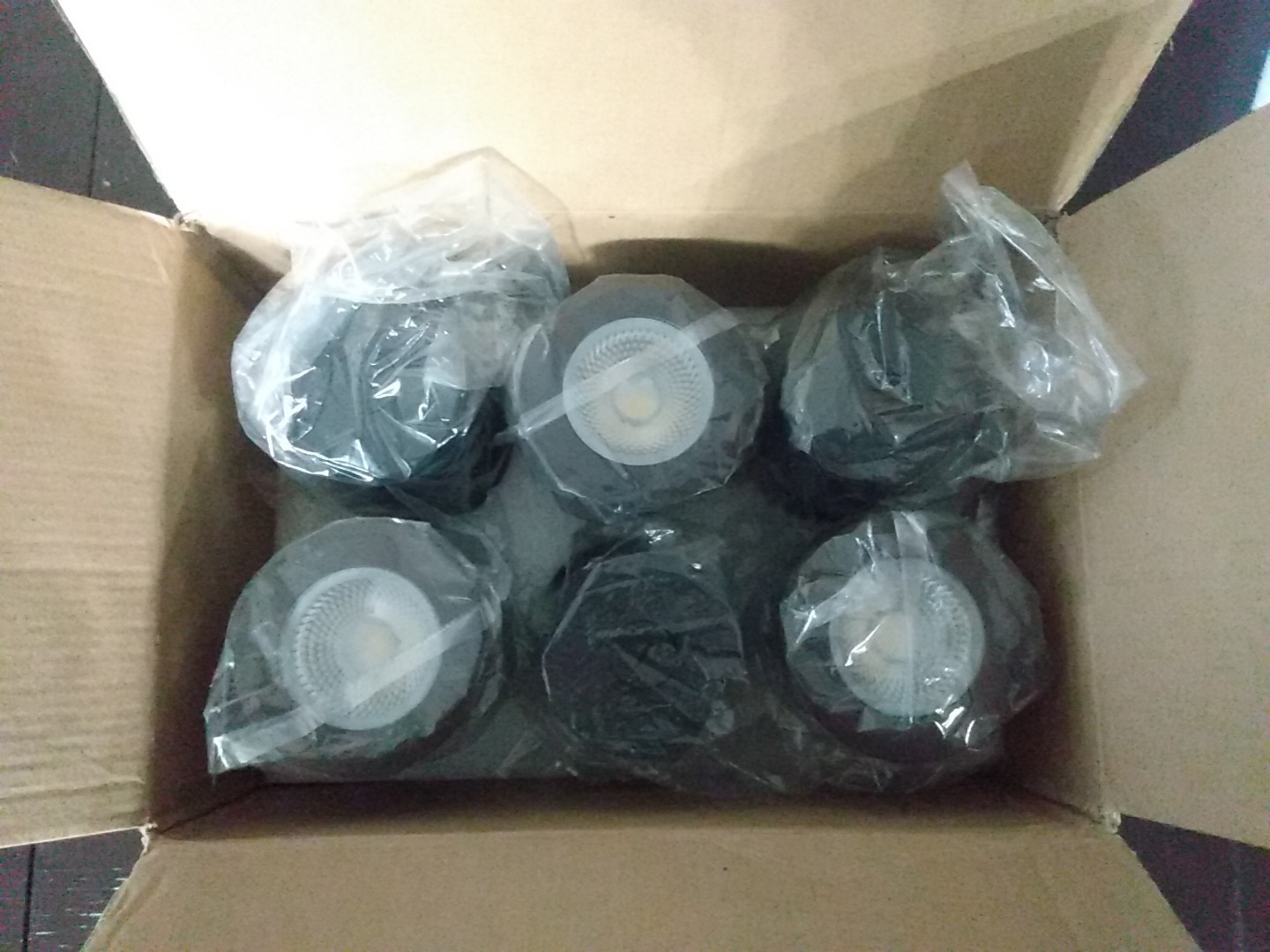 [6 Pack] CLOUDY BAY 9W LED Landscape In Ground Well Lights 12V 24V