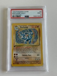 Machamp 8/102 Base Set 1st Edition Holo Rare