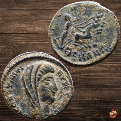 Divus Constantine I the Great coin - QUADRIGA - ANTIOCH mint Follis @D182