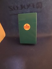 Eclipse Plastic Crushproof Cigarette Case w/Mini Lighter Storage, Kings, Blue