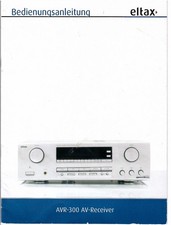 Original Bedienungsanleitung Eltax AV-Receiver AVR-300