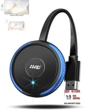4K Wireless Display Adapter 5G - Truly Plug  Play HDMI Wireless 1 RX Blue