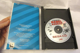 VTG SEGA CD STARWARS REBEL ASSAULT JVC  - 1993 in Box