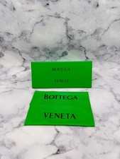 Bottega Veneta Sunglasses Case,Green Leather Triangle Clamshell Case,Green Cloth