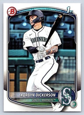 KORBYN DICKERSON MARINERS  2025 BOWMAN DRAFT #BD-69