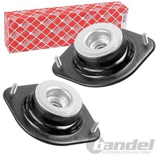2x FEBI DOMLAGER FEDERBEINLAGER VORNE für VW GOLF 1 Cabrio SCIROCCO 2 CADDY I 