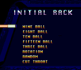 Championship Pool - Sega Genesis Game