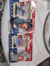 TY McDONALD BEANIE BABIES RIGHTY LEFTY Lot of 2 Collectible NIB