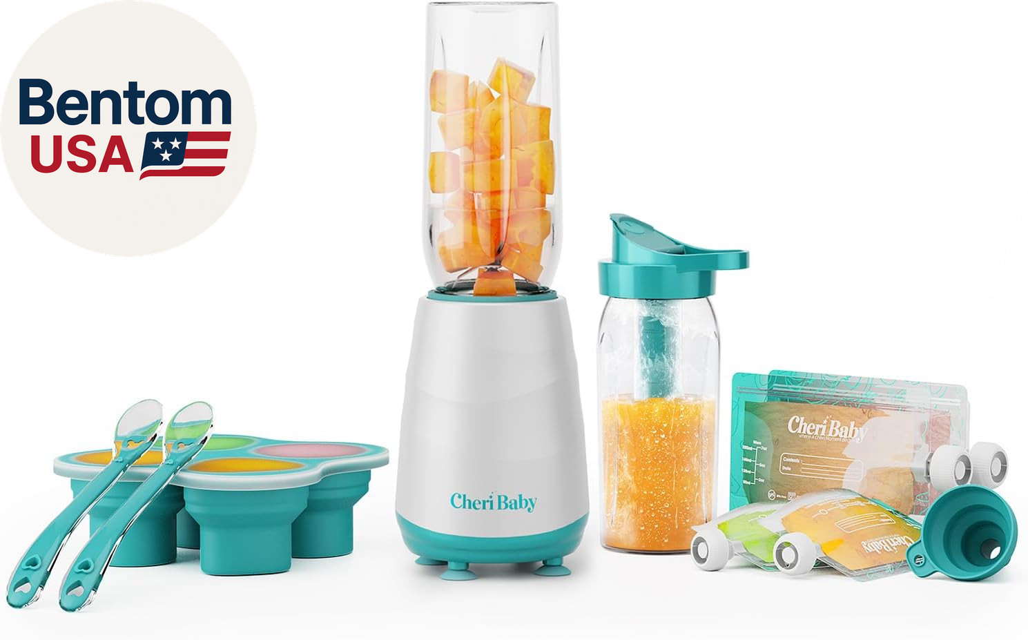 Cheribaby 15-In-1 Baby Food Maker System &ndash; Food Processor 