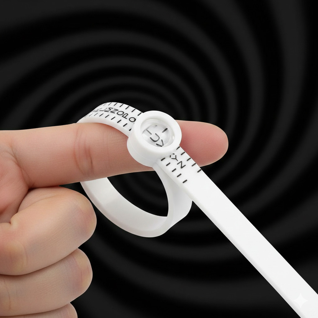 Medidor de anillo del Reino Unido Medidor Herramienta de medición precisa de dedos A-Z Anillo reutilizable Guía de tallas