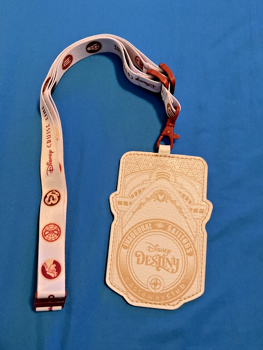 Disney Cruise Line Destiny Inaugural Sailing Lanyard Pearl | eBay
