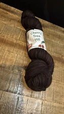 Cherry Tree Hill Handpainted 100% Superwash Merino 4 oz/ 420 yds Java Brown