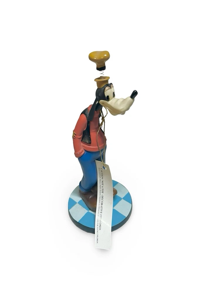 Estatuilla de cerámica Goofy de colección sombrero de primavera cabeza bobble nueva con etiqueta Foto 2 de 4
