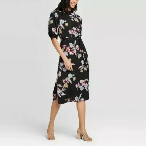 Who What Wear ~ Heirloom Floral ~ Size 2XL ~ High Neck ~ A-Line ~ Midi Dress
Opens in a new window o