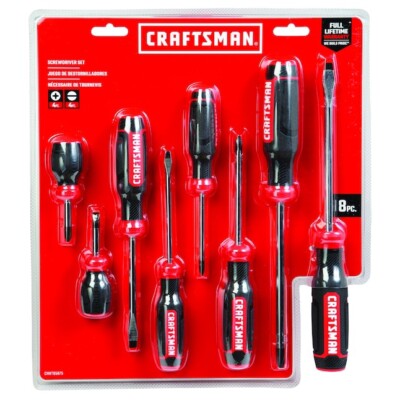 CRAFTSMAN 2-Piece Bi-Material Handle Screwdriver Set CRAFTSMAN 2-Piece Bi-Material Handle Screwdriver Set