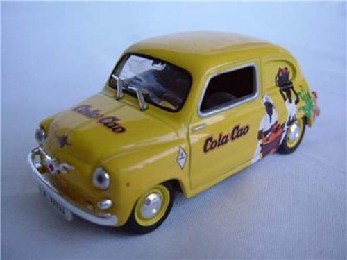 FIAT SEAT 600 VAN COLA CAO 1/43RD SCALE MODEL CLASSIC MINT PACKED 500 /=/ - Picture 2 of 7