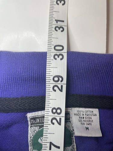 McIntosh & Seymour Rugby Medium Purple Polo Shirt - Picture 7 of 7