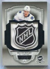 2018-19 The Cup Black Shield 53 Bo Horvat NHL Shield Logo Patch 1/1