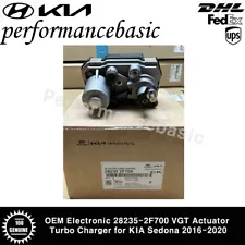 OEM Electronic 28235-2F700 VGT Actuator Turbo Charger for KIA Sedona 2016-2020