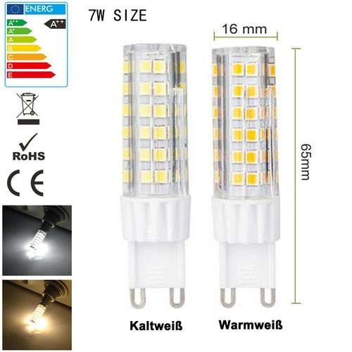 G9 E14 LED 3W 5W 7W Glühbirne Leuchtmittel Ersatz Halogen Birne Lampe Licht 240V - Bild 7 von 12