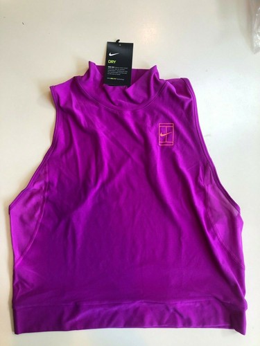 Camiseta sin mangas de tenis Nike Dry Chassent DRI-FIT elegante azul real para mujer/niña $55 grande - Imagen 12 de 12