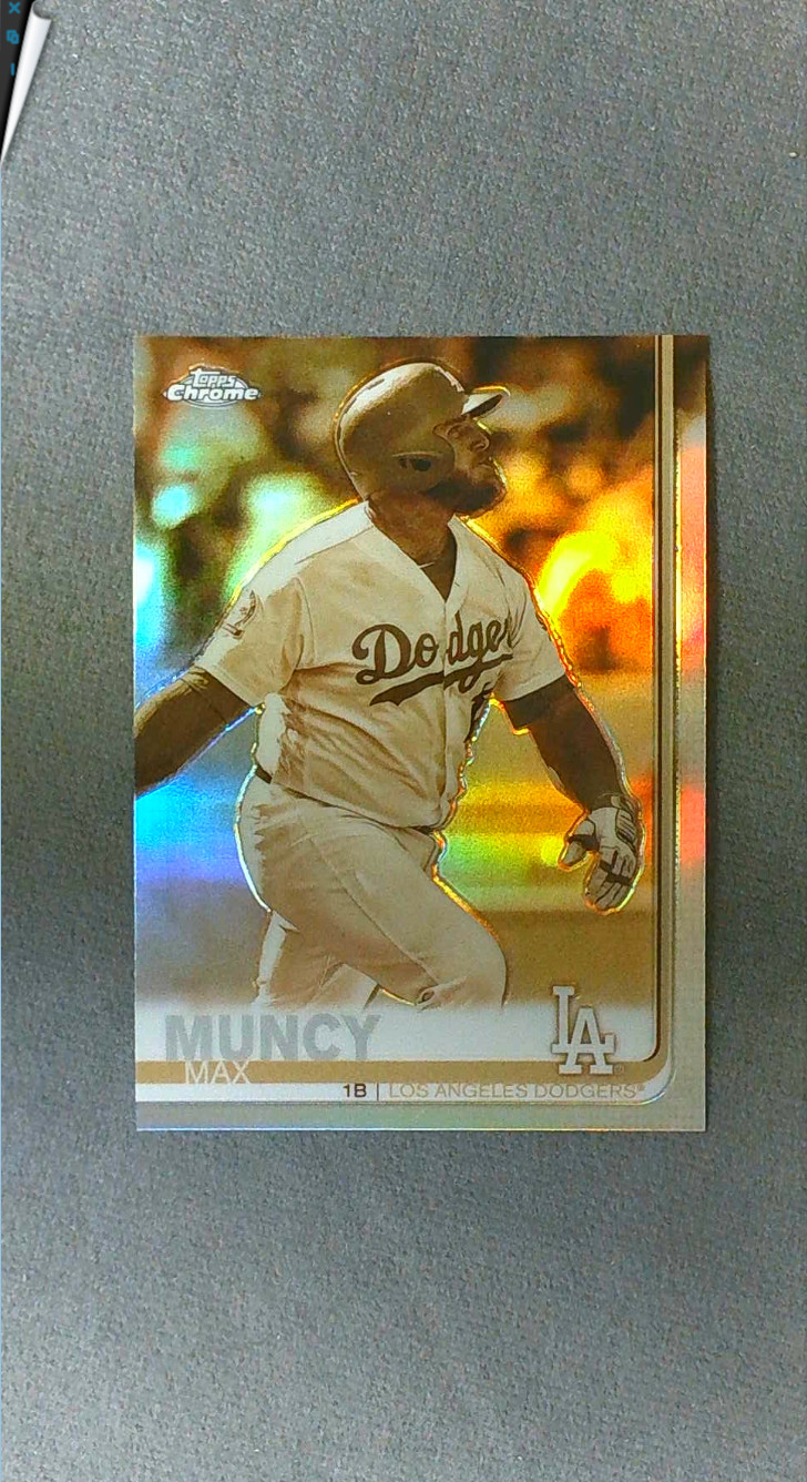 2019 Topps Chrome Sepia Refractor #32 Max Muncy Dodgers