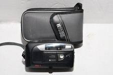 Ricoh RW-1 Blk Splash-Proof Body Auto Focus P S 35mm Film Camera w case, nr mint